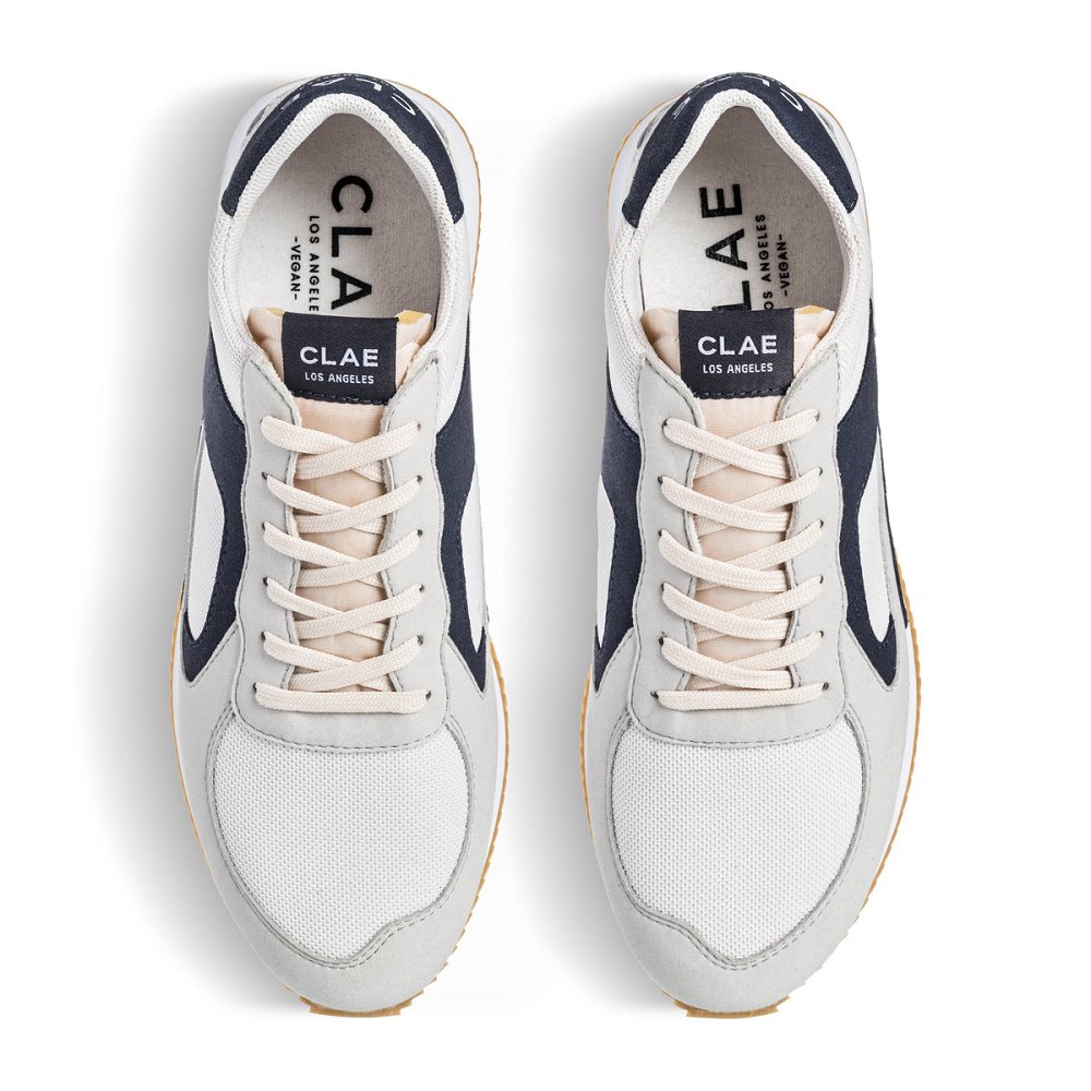 CLAE EDSON Sneakers Mens USA734-Z02 In Microchip White Navy